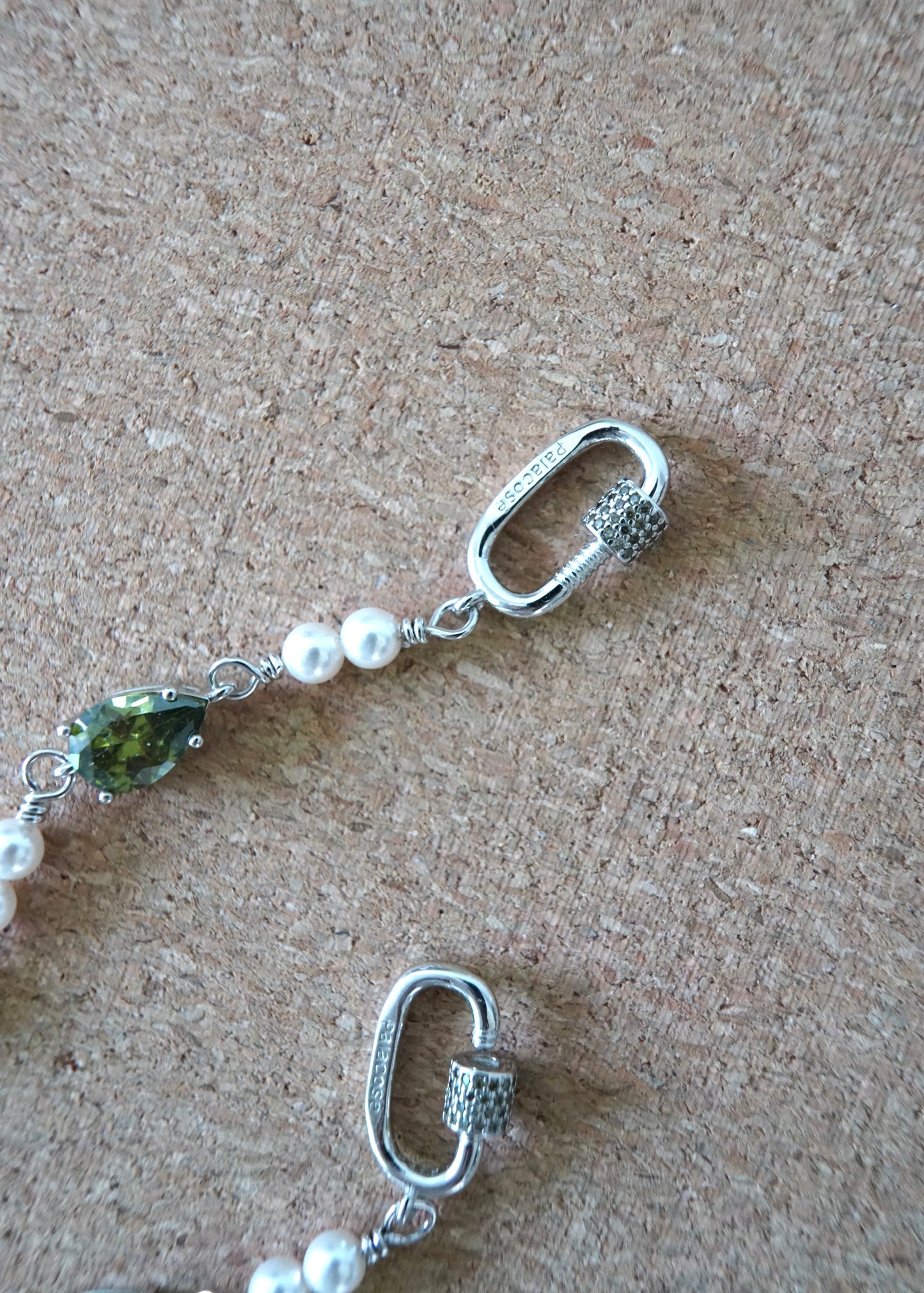 leaf pearl wristlet